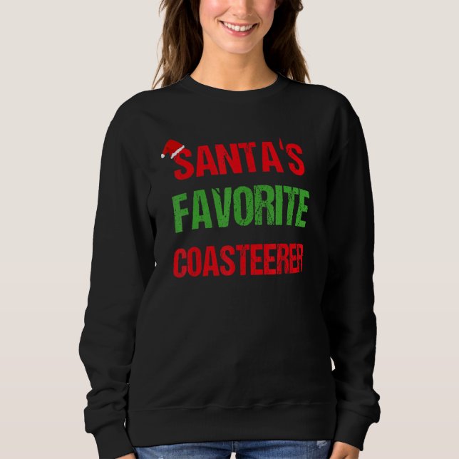 Coasteerer Funny Pajama Christmas Sweatshirt (Front)