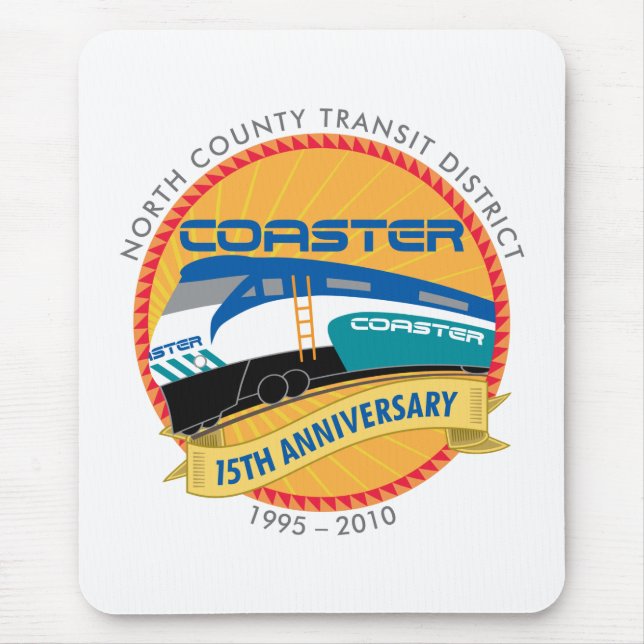 Coaster 15th Anniversary Mousepad (Front)
