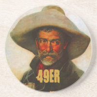Coaster 49er Gold Mining Miner Gold Rush Miners 49