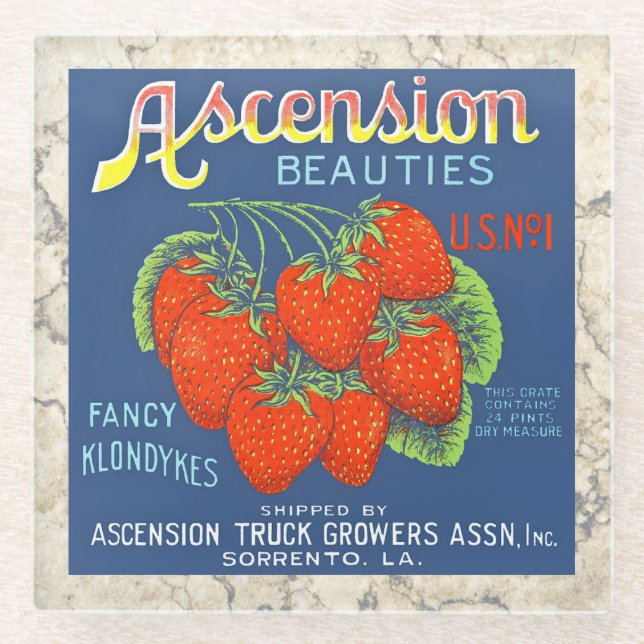 COASTER - Ascension Beauties - Produce Crate Label (Front)