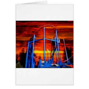 Coaster At Sunset