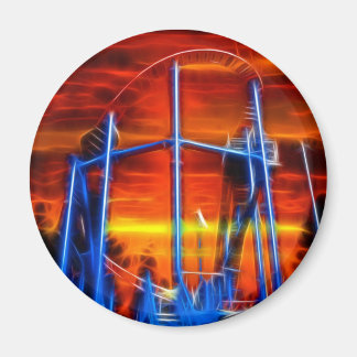 Coaster At Sunset Magnet