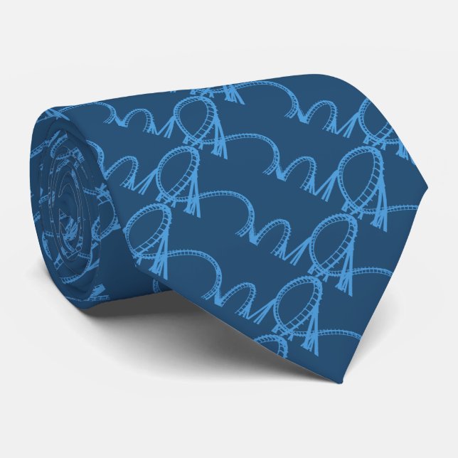Coaster (Blue) Tie (Rolled)