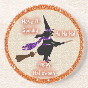 Coaster Broom Stick Witch