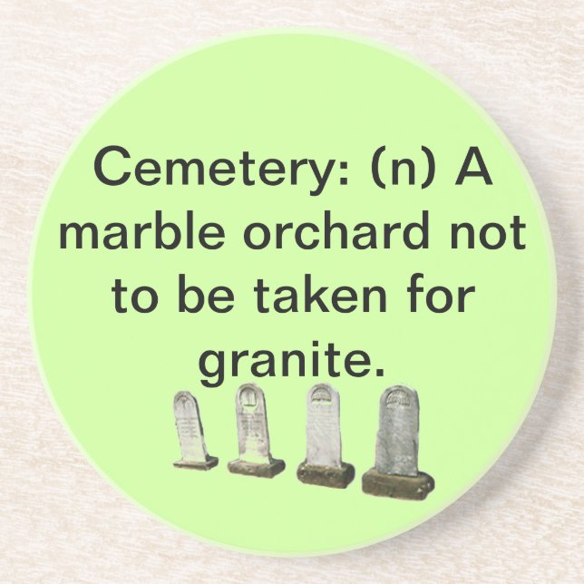 Coaster - Cemetery=marble orchard (Front)