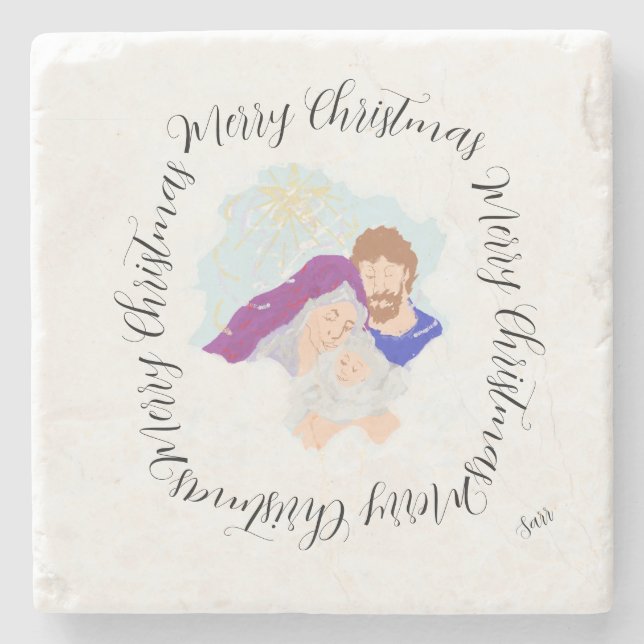 Coaster : Christmas Blessing (Front)