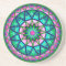 Coaster Circular Fantasy in Pink and Green