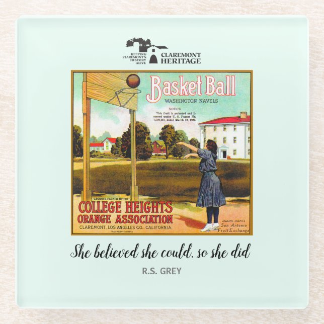 Coaster - Claremont fruit crate label (Front)