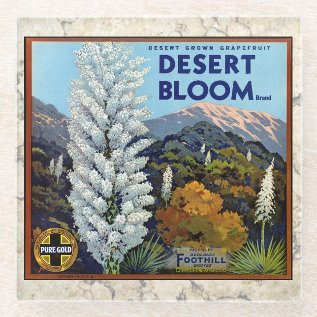 COASTER - Desert Bloom - Produce Crate Label (Front)