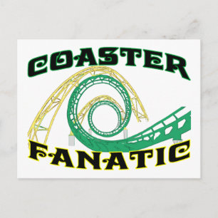 Coaster Fanatic Postcard