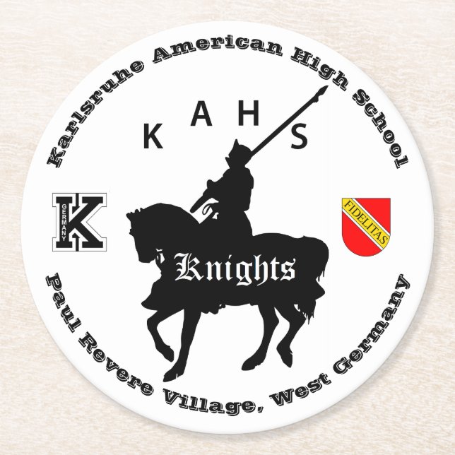 Coaster for Karlsruhe American High School (Front)