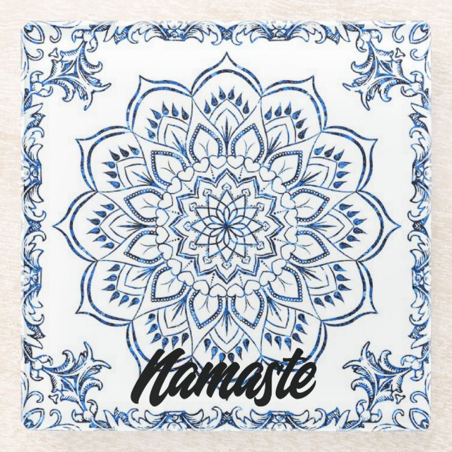 Coaster | Glass | Blue Mandela | Living Room | Bar (Front)