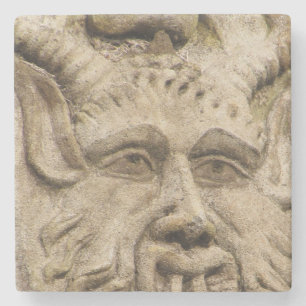 Coaster - Greenman Face Closeup