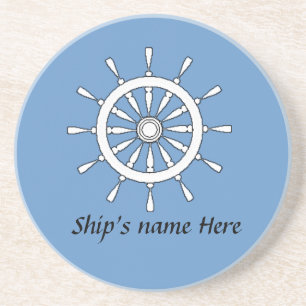 Coaster - Helm with Ship Name (v.2)