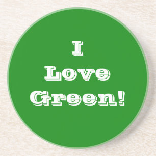 Coaster I Love Green