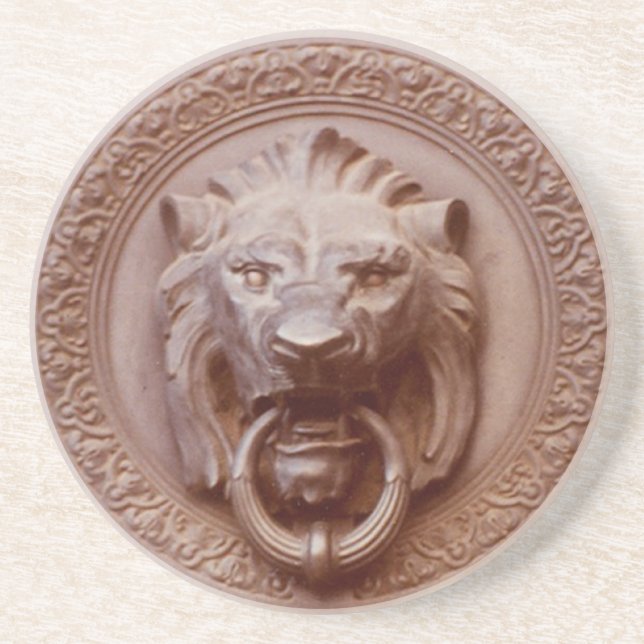 Coaster - Lion's Head Door Knocker (Front)