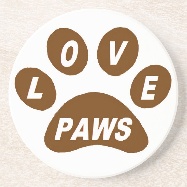 Coaster Love Paws on Paws Brown (Front)