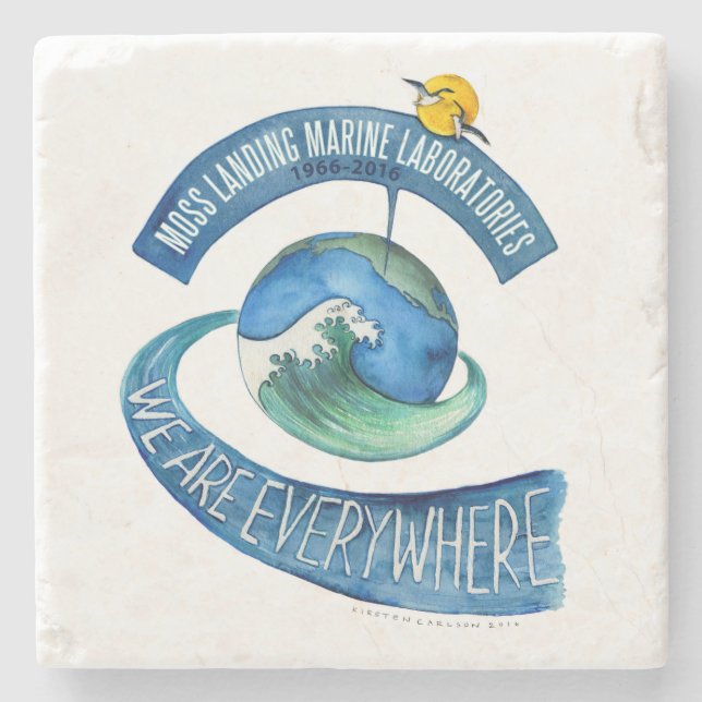 Coaster (Marble Stone): We Are Everywhere (Front)