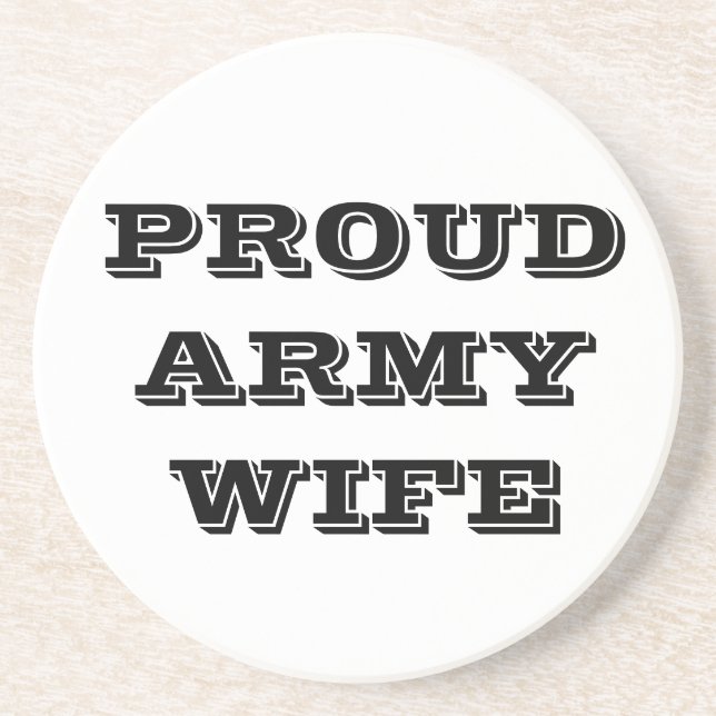 Coaster Proud Army Wife (Front)