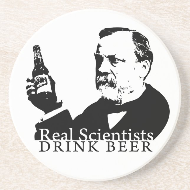 Coaster - Real Scientists Drink Beer (Front)