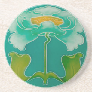 coaster Sand stone Coaster Art Nouveau