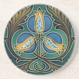 coaster Sand stone Coaster Art Nouveau