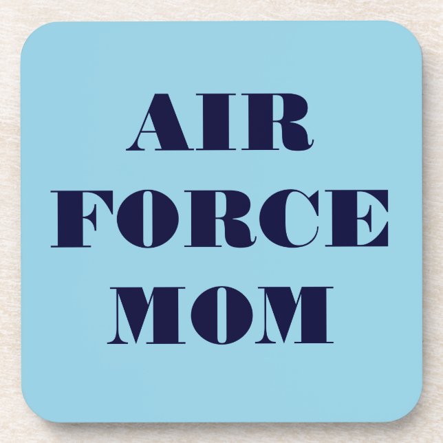 Coaster Set Air Force Mum (Front)