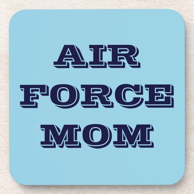 Coaster Set Air Force Mum (Front)