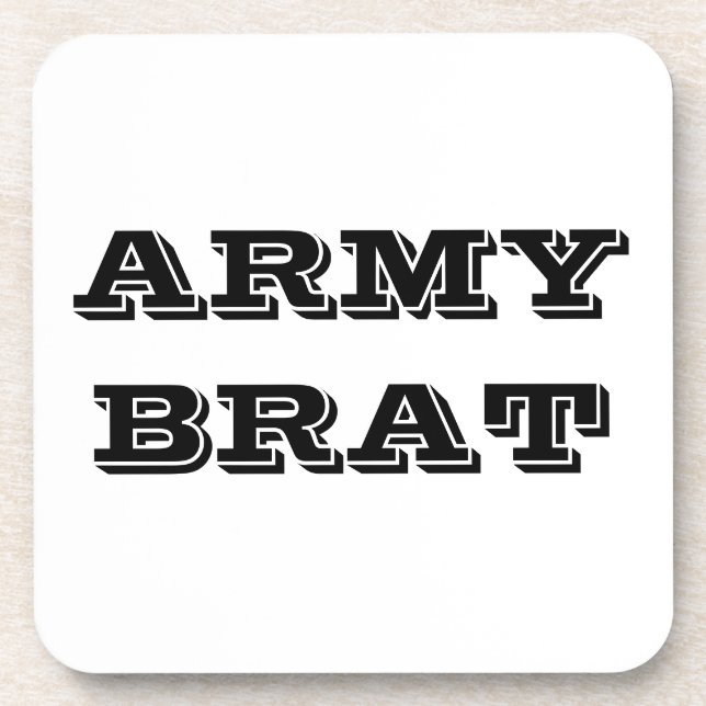 Coaster Set Army Brat (Front)