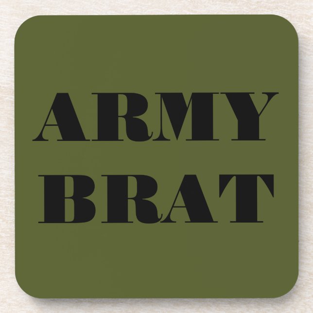 Coaster Set Army Brat (Front)