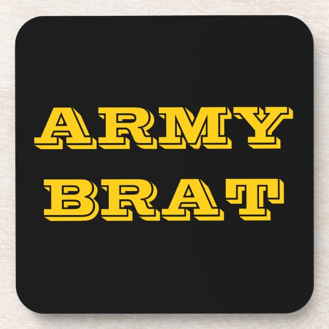 Coaster Set Army Brat (Front)