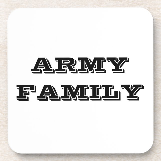 Coaster Set Army Family (Front)