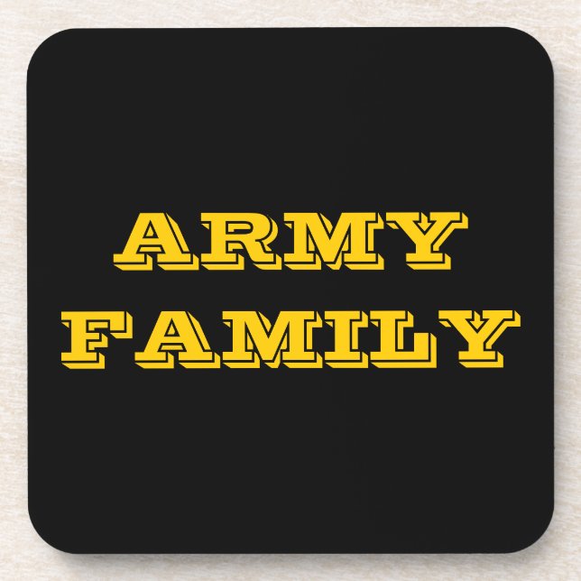 Coaster Set Army Family (Front)