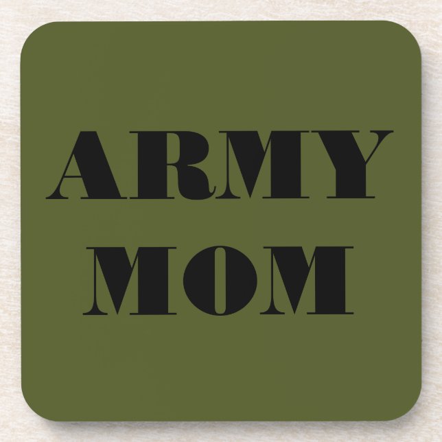 Coaster Set Army Mum (Front)