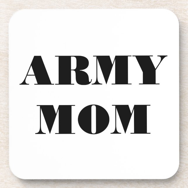 Coaster Set Army Mum (Front)