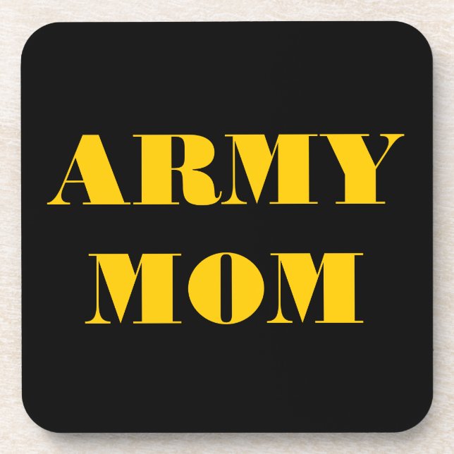 Coaster Set Army Mum (Front)