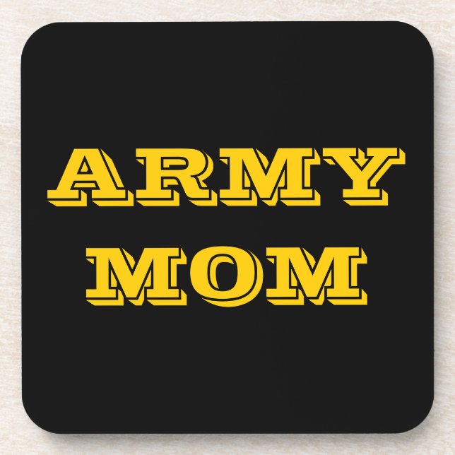 Coaster Set Army Mum (Front)