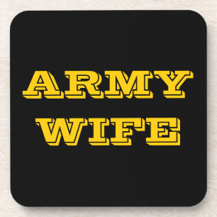 Coaster Set Army Wife