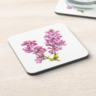 Coaster set - Lilac blossoms