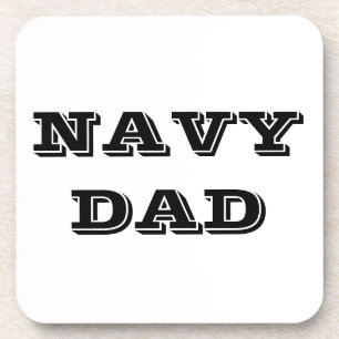 Coaster Set Navy Dad