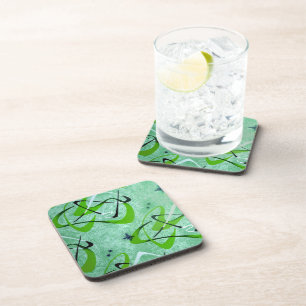 Coaster Set Of 6 : BOOMERANG 2 - CHARTREUSE
