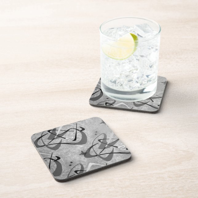 Coaster Set Of 6 : BOOMERANG 2 - GREY LAGOON (Right Side)