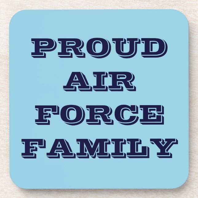 Coaster Set Proud Air Force Family (Front)