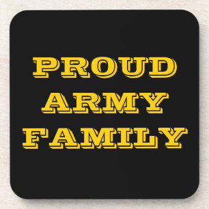 Coaster Set Proud Army Family