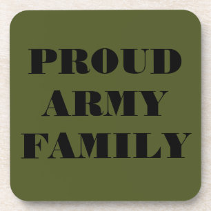 Coaster Set Proud Army Family