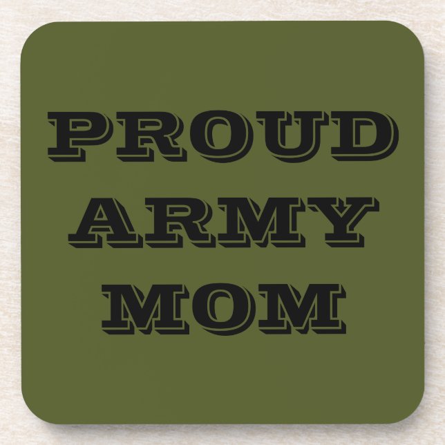 Coaster Set Proud Army Mum (Front)