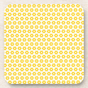 Coaster Set - Yellow Florets