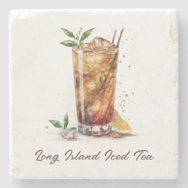 Coaster, Stone - Long Island Iced Tea Coaster (Front)