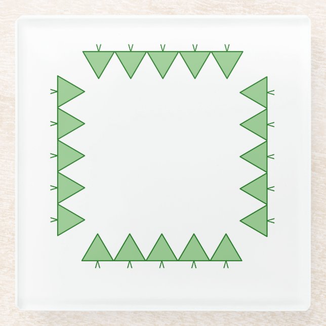 Coaster - Triangle Christmas Trees (Front)