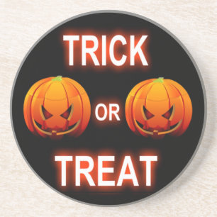 Coaster Trick Or Treat Pumpkins